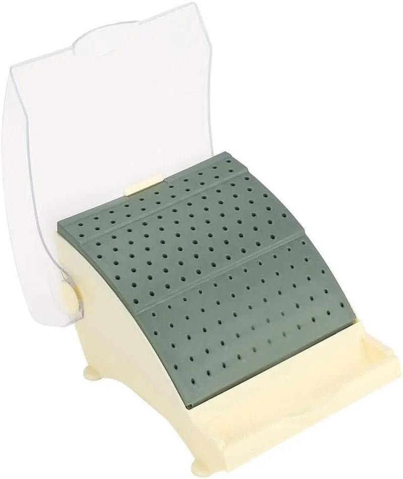 نگهدارنده مته دندانپزشکی Namvo با کشو و محفظه تمیز کننده، ابزار مراقبت دهان و دندان الماسی گرد برای سوزن ها و ابزار مته نگهدارنده مته دندانپزشکی Namvo با کشو و محفظه تمیز کننده، ابزار مراقبت دهان و دندان الماسی گرد برای سوزن ها و ابزار مته