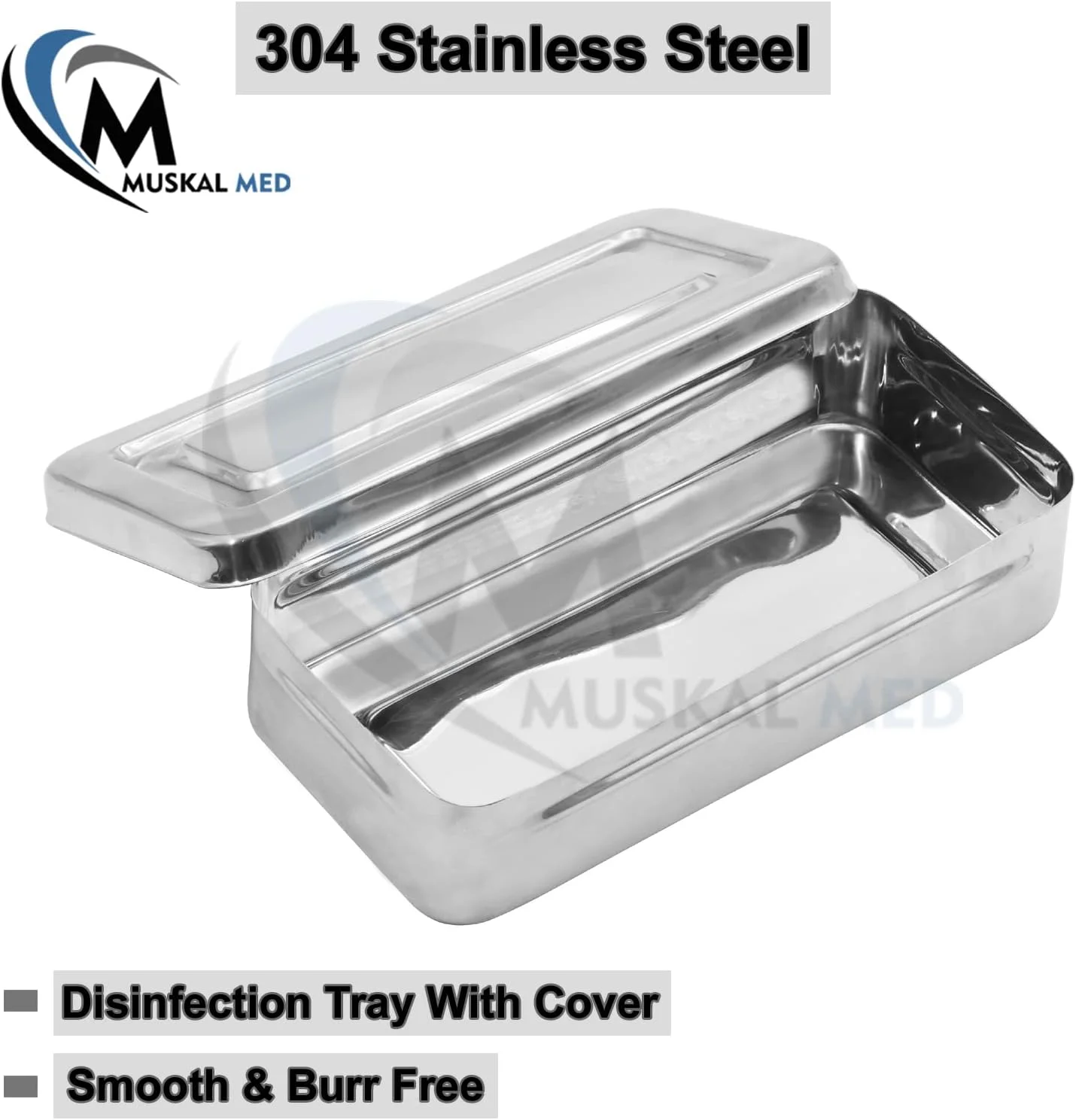 سینی های جراحی پزشکی MuskalMed 30x15x5.5 سانتی متر، سینی ابزار دندانپزشکی استیل ضد زنگ، نگهدارنده سازمان دهنده، سینی های صفحه استریلیزاسیون ذخیره سازی چند منظوره، جعبه جامد با درب سینی های جراحی پزشکی MuskalMed 30x15x5.5 سانتی متر، سینی ابزار دندانپزشکی استیل ضد زنگ، نگهدارنده سازمان دهنده، سینی های صفحه استریلیزاسیون ذخیره سازی چند منظوره، جعبه جامد با درب