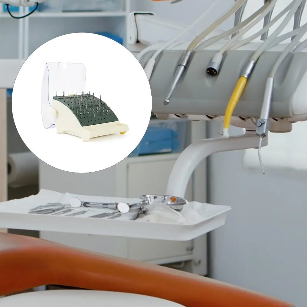 نگهدارنده مته دندانپزشکی Namvo با کشو و محفظه تمیز کننده، ابزار مراقبت دهان و دندان الماسی گرد برای سوزن ها و ابزار مته نگهدارنده مته دندانپزشکی Namvo با کشو و محفظه تمیز کننده، ابزار مراقبت دهان و دندان الماسی گرد برای سوزن ها و ابزار مته