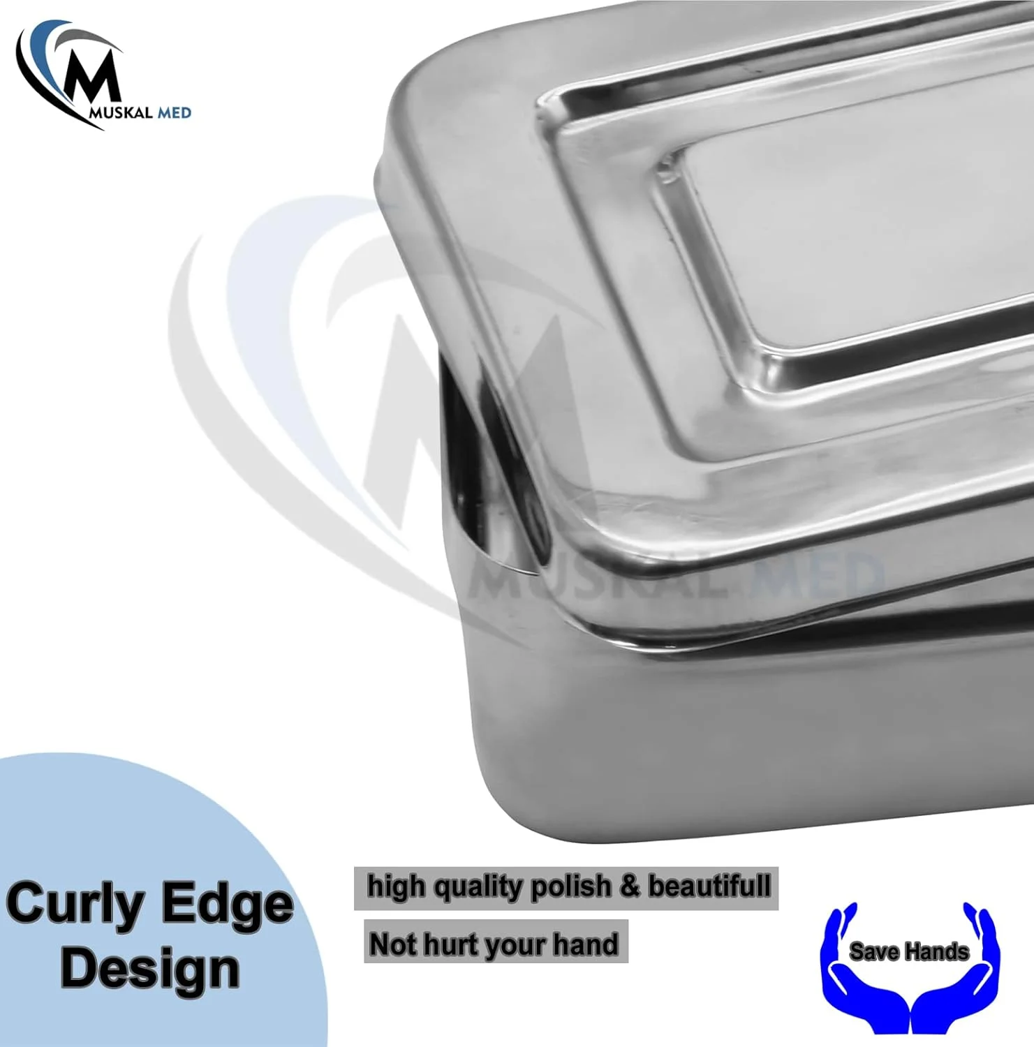 سینی های جراحی پزشکی MuskalMed 30x15x5.5 سانتی متر، سینی ابزار دندانپزشکی استیل ضد زنگ، نگهدارنده سازمان دهنده، سینی های صفحه استریلیزاسیون ذخیره سازی چند منظوره، جعبه جامد با درب سینی های جراحی پزشکی MuskalMed 30x15x5.5 سانتی متر، سینی ابزار دندانپزشکی استیل ضد زنگ، نگهدارنده سازمان دهنده، سینی های صفحه استریلیزاسیون ذخیره سازی چند منظوره، جعبه جامد با درب