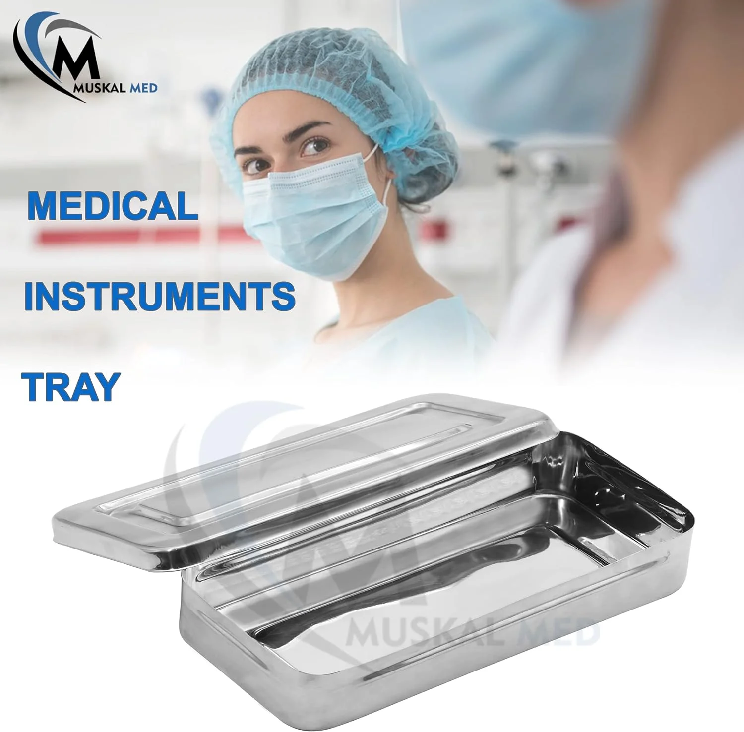 سینی های جراحی پزشکی MuskalMed 30x15x5.5 سانتی متر، سینی ابزار دندانپزشکی استیل ضد زنگ، نگهدارنده سازمان دهنده، سینی های صفحه استریلیزاسیون ذخیره سازی چند منظوره، جعبه جامد با درب سینی های جراحی پزشکی MuskalMed 30x15x5.5 سانتی متر، سینی ابزار دندانپزشکی استیل ضد زنگ، نگهدارنده سازمان دهنده، سینی های صفحه استریلیزاسیون ذخیره سازی چند منظوره، جعبه جامد با درب