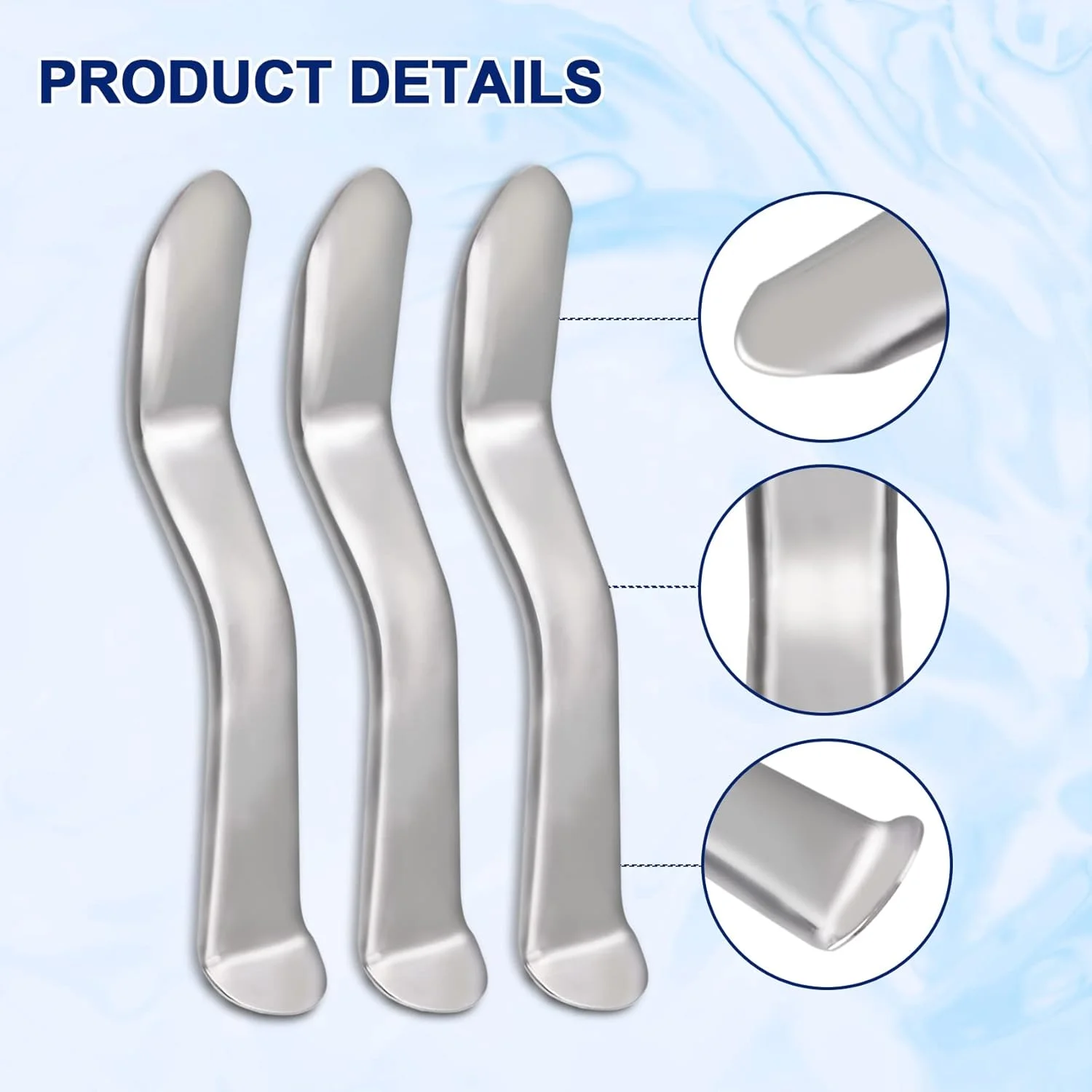 3 عدد رترکتور گونه دندانپزشکی مینه سوتا، بازکننده دهان روکش طلا، ابزار دندانپزشکی استیل ضد زنگ مورد استفاده در کلینیک دندانپزشکی - مستقیم 3 عدد رترکتور گونه دندانپزشکی مینه سوتا، بازکننده دهان روکش طلا، ابزار دندانپزشکی استیل ضد زنگ مورد استفاده در کلینیک دندانپزشکی - مستقیم