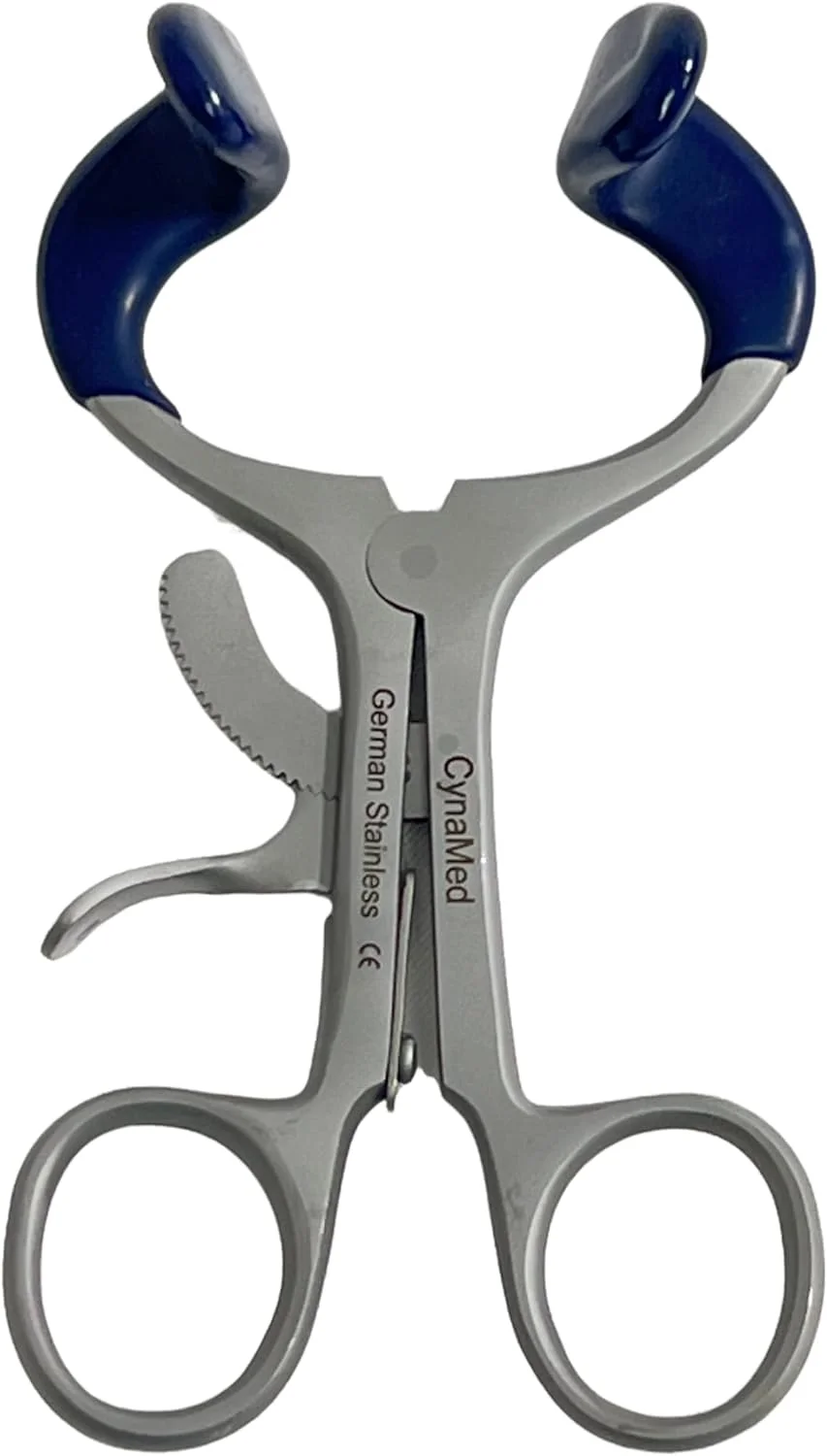 دهان بازکن مولت دندانپزشکی آبی 4.5 اینچی درجه یک آلمانی