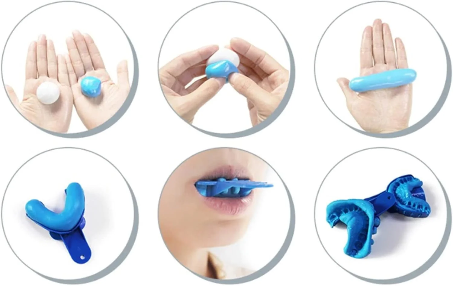 خمیر بتونه سیلیکونی دندانپزشکی Snowsmile هیدروفیلیک برای قالب گیری سریع و محکم، 4 عدد سینی قالب گیری دندان بالا و پایین متوسط، ترمیم دندان، دارای گواهی CE خمیر بتونه سیلیکونی دندانپزشکی Snowsmile هیدروفیلیک برای قالب گیری سریع و محکم، 4 عدد سینی قالب گیری دندان بالا و پایین متوسط، ترمیم دندان، دارای گواهی CE