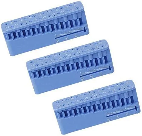 ابزار اندازه گیری فایل های اندودانتیک اتوکلاو دندانپزشکی Ximimark، 3 عددی ابزار اندازه گیری فایل های اندودانتیک اتوکلاو دندانپزشکی Ximimark، 3 عددی