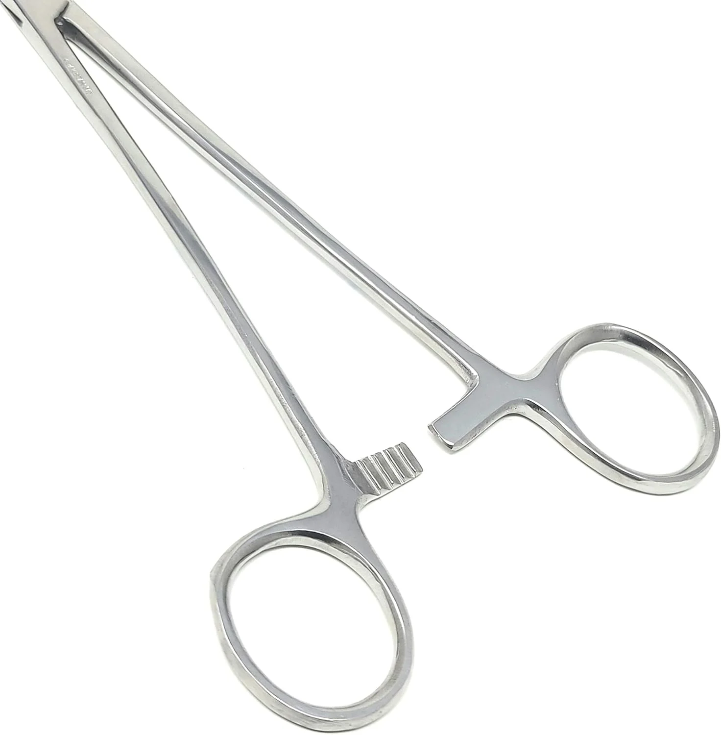 هموستات فورسپس دندانه‌دار خمیده 12 اینچی A2Z SCILAB، یک عدد، گیره‌های قفل‌شونده، فولاد ضد زنگ