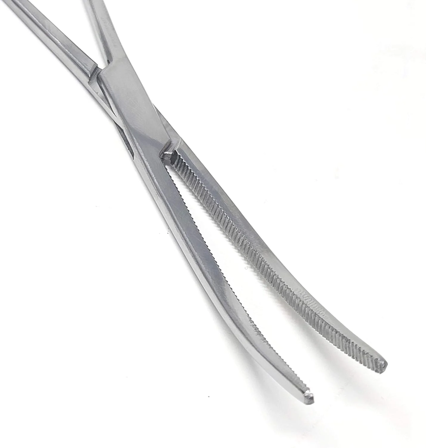 هموستات فورسپس دندانه‌دار خمیده 12 اینچی A2Z SCILAB، یک عدد، گیره‌های قفل‌شونده، فولاد ضد زنگ