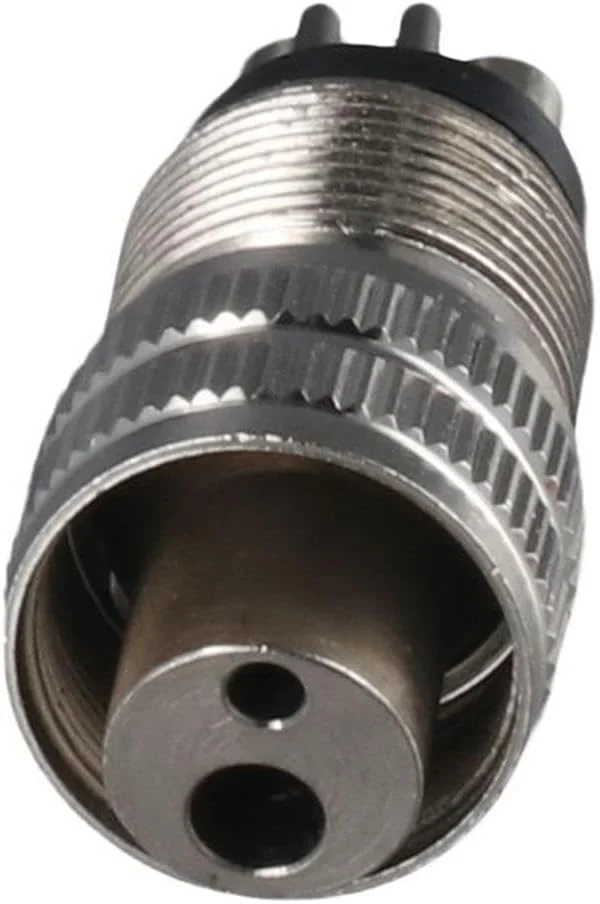 آداپتور توربین دندانپزشکی قابل حمل نقره ای Urjumpea، ساخته شده از استیل ضد زنگ، بادوام، آداپتور هندپیس تغییر سریع 4 سوراخ به 2 سوراخ آداپتور توربین دندانپزشکی قابل حمل نقره ای Urjumpea، ساخته شده از استیل ضد زنگ، بادوام، آداپتور هندپیس تغییر سریع 4 سوراخ به 2 سوراخ