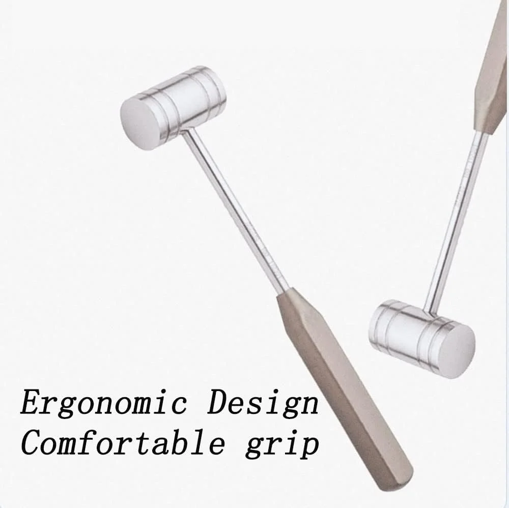 چکش استخوان دندانپزشکی WABHDN، چکش پزشکی، چکش دندانپزشکی استیل ضد زنگ، ابزار دندانپزشکی، ابزار دندان، 18 سانتی متر