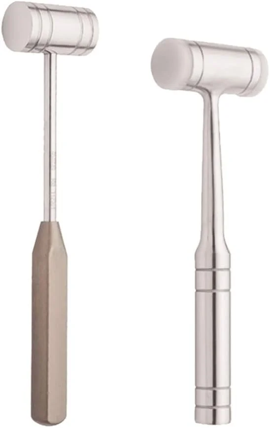 چکش استخوان دندانپزشکی WABHDN، چکش پزشکی، چکش دندانپزشکی استیل ضد زنگ، ابزار دندانپزشکی، ابزار دندان، 18 سانتی متر