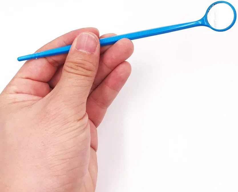 آینه دهانی یکبار مصرف دندانپزشکی TENFLY، 100 عدد، ابزار دندانپزشکی پلاستیکی (آبی) آینه دهانی یکبار مصرف دندانپزشکی TENFLY، 100 عدد، ابزار دندانپزشکی پلاستیکی (آبی)