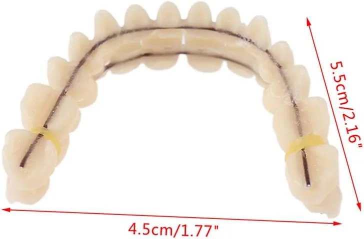 دندان مصنوعی رزینی SYOSI، مدل آموزشی دندانپزشکی، مدل دندانپزشکی از جنس مواد دندانی، دندان مصنوعی رزینی برای بیماران دارای نقص حفره دهانی، مدل دندان مصنوعی لوازم دندانپزشکی، 1 ست دندان بالا/پایین دندان مصنوعی رزینی SYOSI، مدل آموزشی دندانپزشکی، مدل دندانپزشکی از جنس مواد دندانی، دندان مصنوعی رزینی برای بیماران دارای نقص حفره دهانی، مدل دندان مصنوعی لوازم دندانپزشکی، 1 ست دندان بالا/پایین