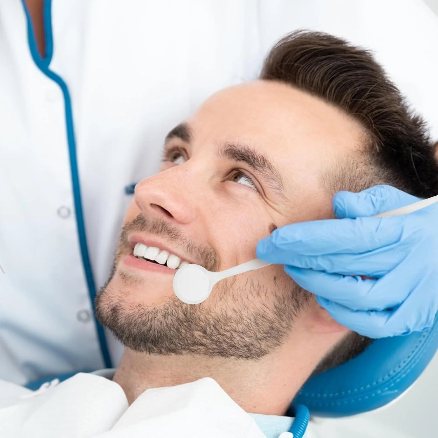 آینه دندانپزشکی یکبار مصرف پلاستیکی Supvox، ۴۰ عدد برای تست دندان و دهان آینه دندانپزشکی یکبار مصرف پلاستیکی Supvox، ۴۰ عدد برای تست دندان و دهان