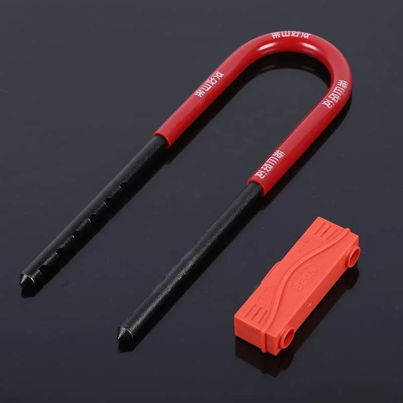 قفل درب شیشه ای U شکل کول بیبی، دو طرفه بازشو، ضد سرقت، مناسب برای مغازه ها، درج بزرگ، بلند شونده، موتورسیکلت، خانگی، مشکی/قرمز متوسط ZJJz18