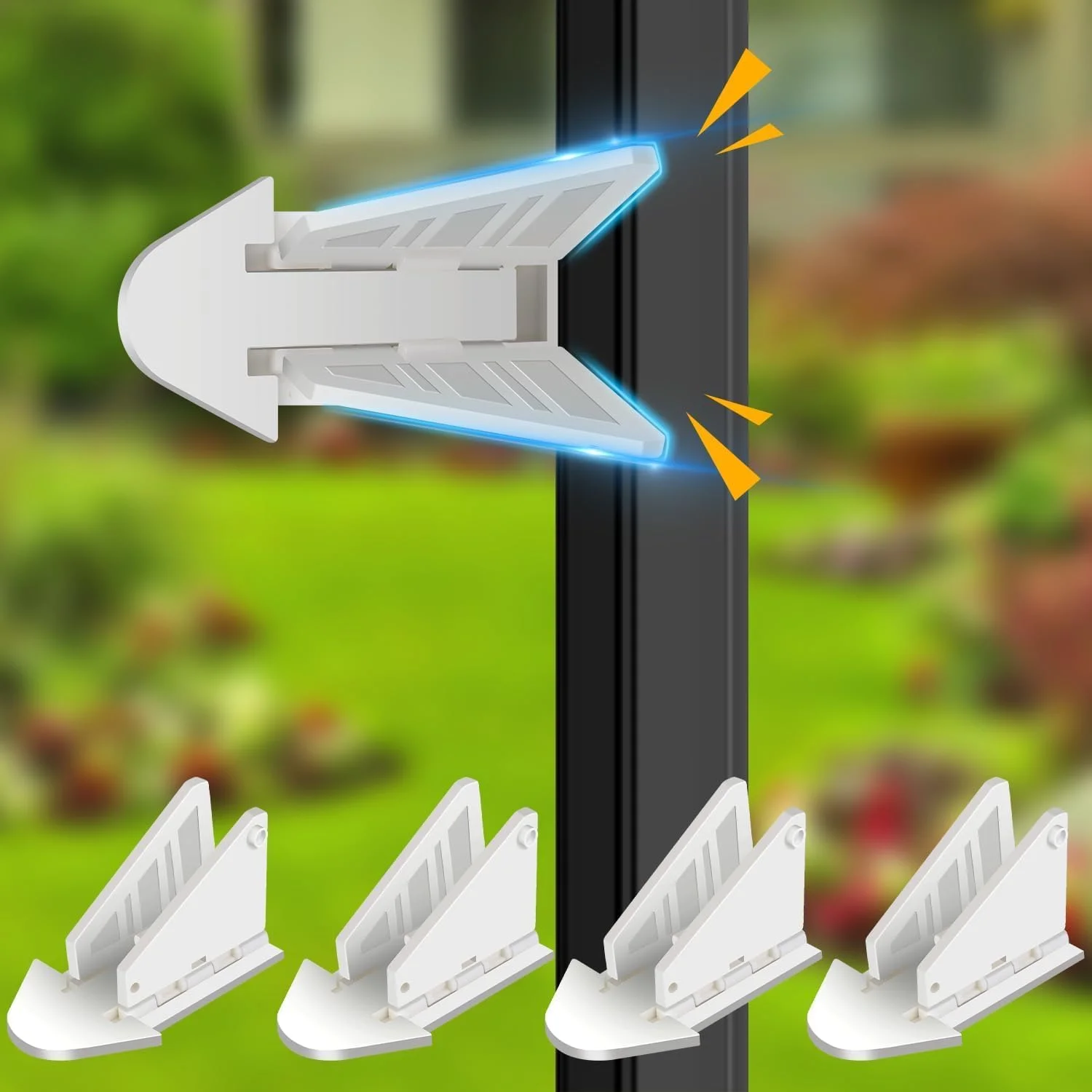 ست قفل درب کشویی Joyzzz، 4 عدد قفل ایمنی کودک، قفل ایمنی پنجره، قفل درب پنجره ضد کودک، میله امنیتی قفل پنجره کشویی برای درب پاسیو کمد ست قفل درب کشویی Joyzzz، 4 عدد قفل ایمنی کودک، قفل ایمنی پنجره، قفل درب پنجره ضد کودک، میله امنیتی قفل پنجره کشویی برای درب پاسیو کمد