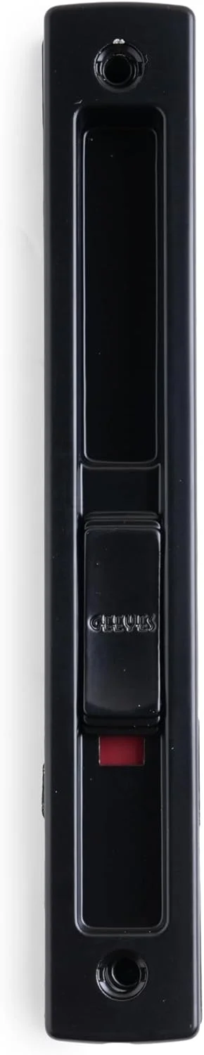 قفل درب کشویی آلومینیومی دو طرفه Geeyes (مشکی)