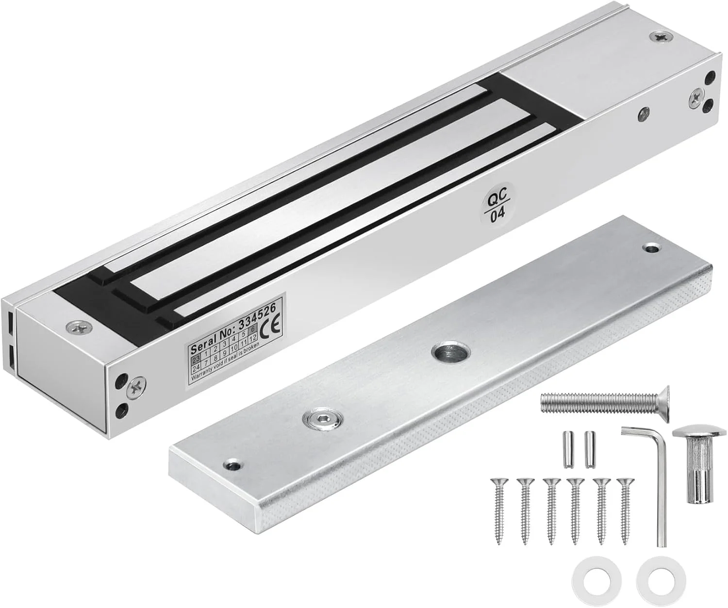 قفل درب الکترومغناطیسی Excefore، نیروی نگهداری 280 کیلوگرم (600LBS)، سیستم کنترل دسترسی درب حالت ایمن DC 12V، سیستم کنترل دسترسی درب خروجی