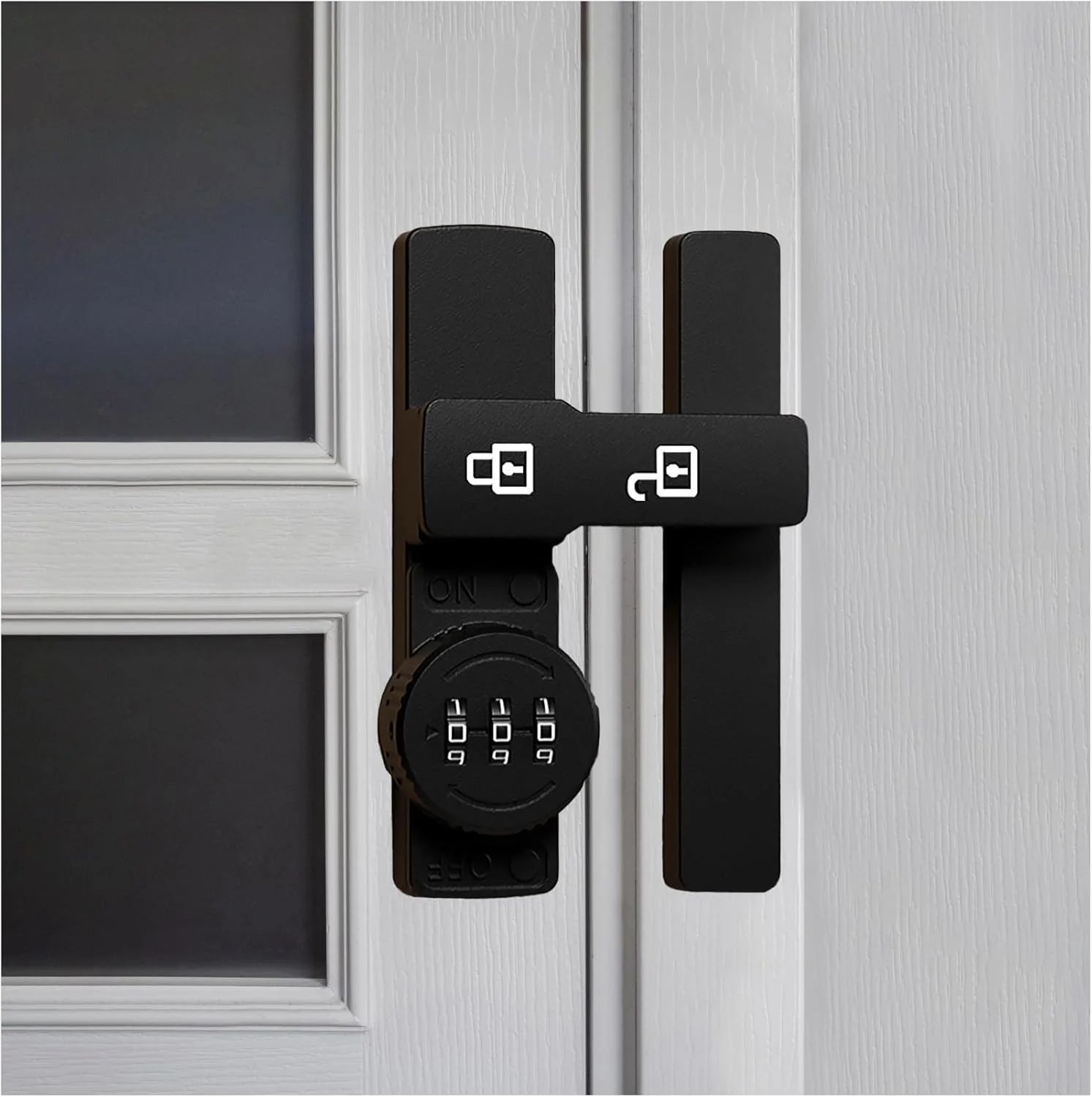 قفل درب محفظه رمز عبور Excefore، قفل درب کشویی انبار، مناسب برای درب کابینت، دفتر، باشگاه، باغ، درب کمد