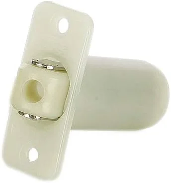 زبانه قفل شیشه ای الیگا، 60 نیوتن (3 کیلوگرم)، سفید، 1 عدد