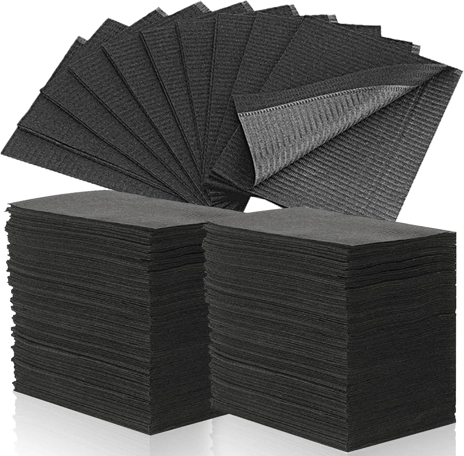 پیشبند دندانپزشکی یکبار مصرف Autdor، ورقه‌های پیشبند دندانپزشکی 3 لایه، پارچه‌های ضد آب 13 × 18 اینچ، پیشبند بیمار، پیشبند تاتو