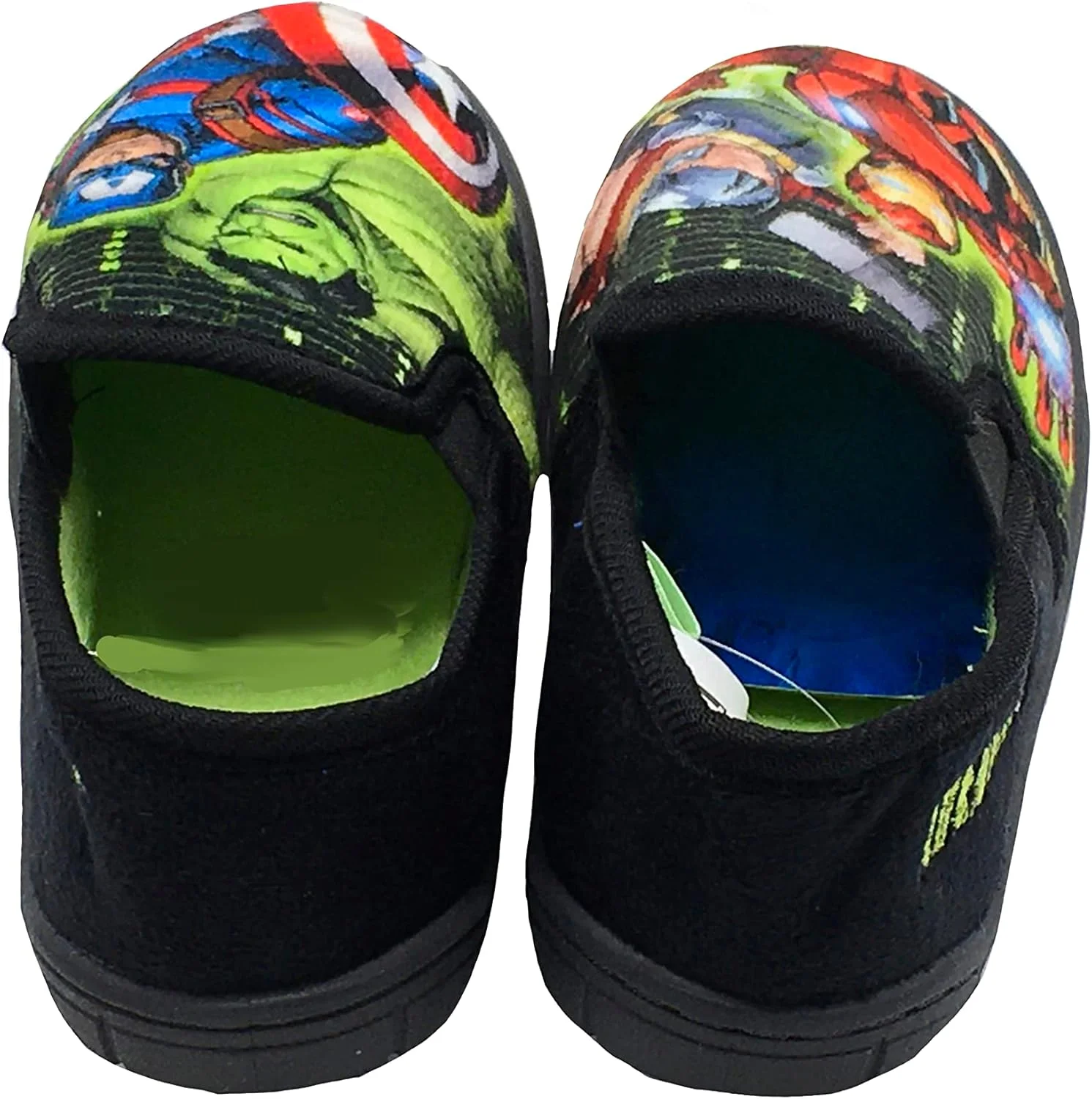 Marvel Avengers Boys Slippers Kids Green Size 28-36 Marvel Avengers Boys Slippers Kids Green Size 28-36
