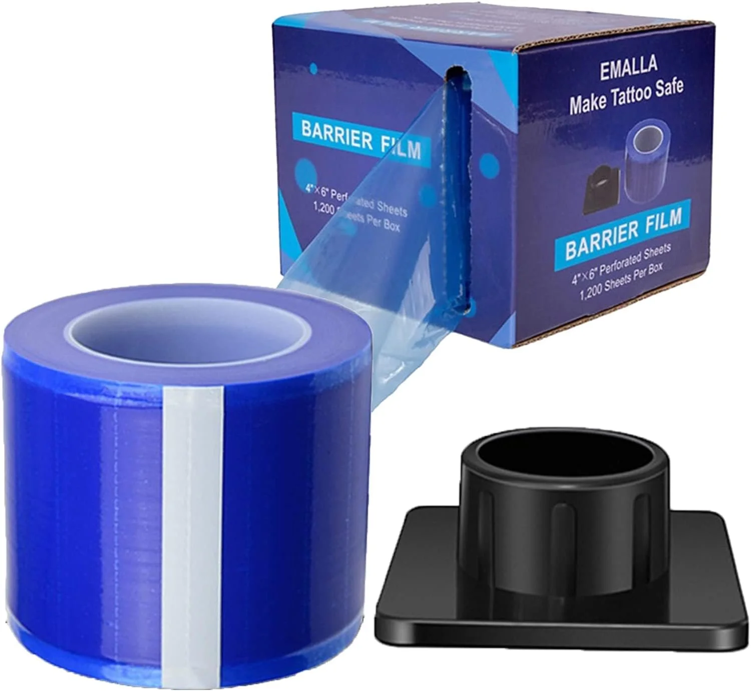 فیلم محافظ سد TONBAO - رول فیلم محافظ 1200 برگی نوار دندانپزشکی یکبار مصرف فیلم محافظ PE برای لوازم آرایش دندانپزشکی…