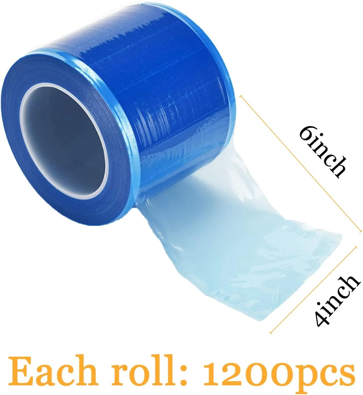 فیلم محافظ سد TONBAO - رول فیلم محافظ 1200 برگی نوار دندانپزشکی یکبار مصرف فیلم محافظ PE برای لوازم آرایش دندانپزشکی…