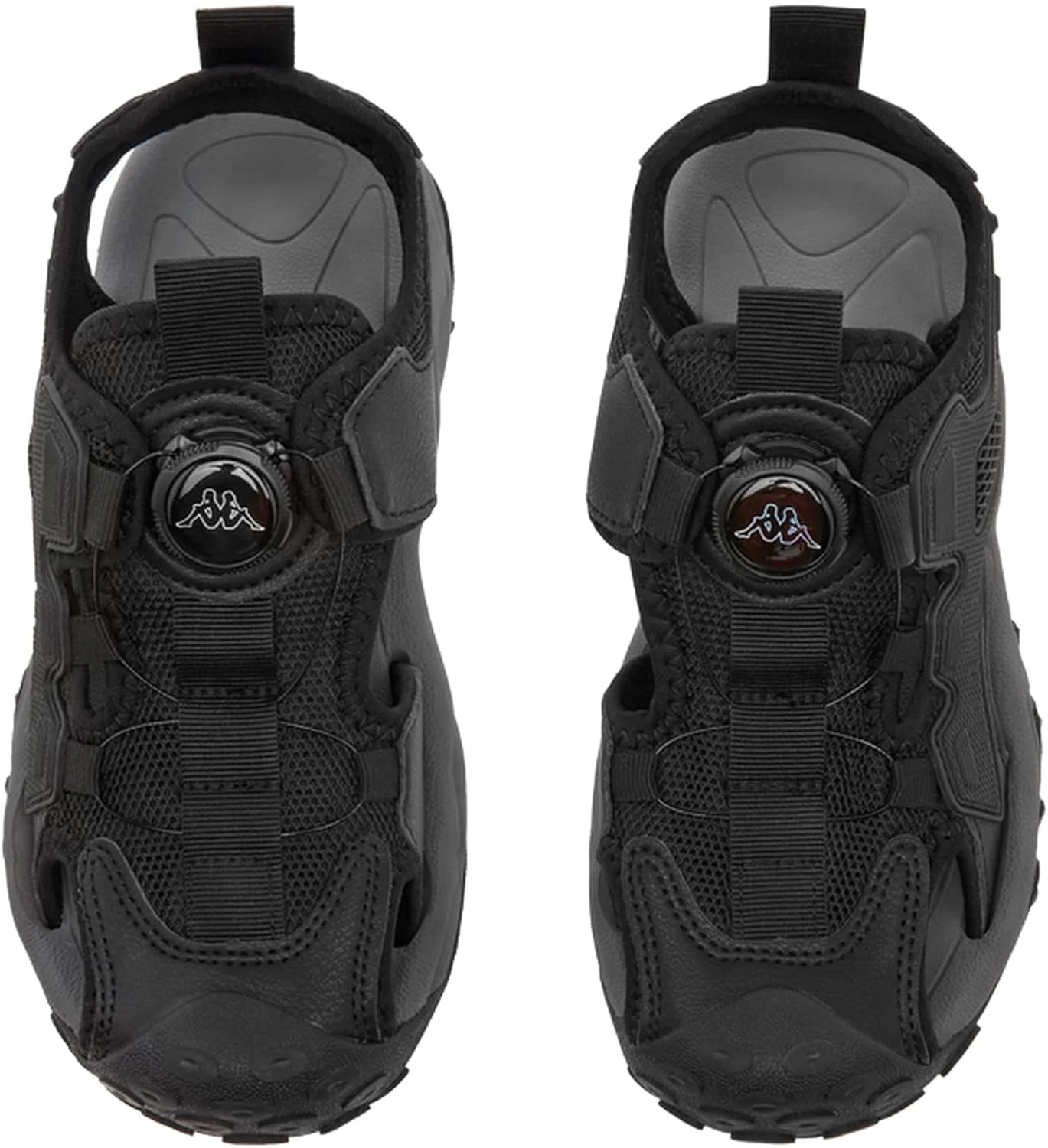 Kappa Boys Textured Sandals With Rotating Buckle Closure