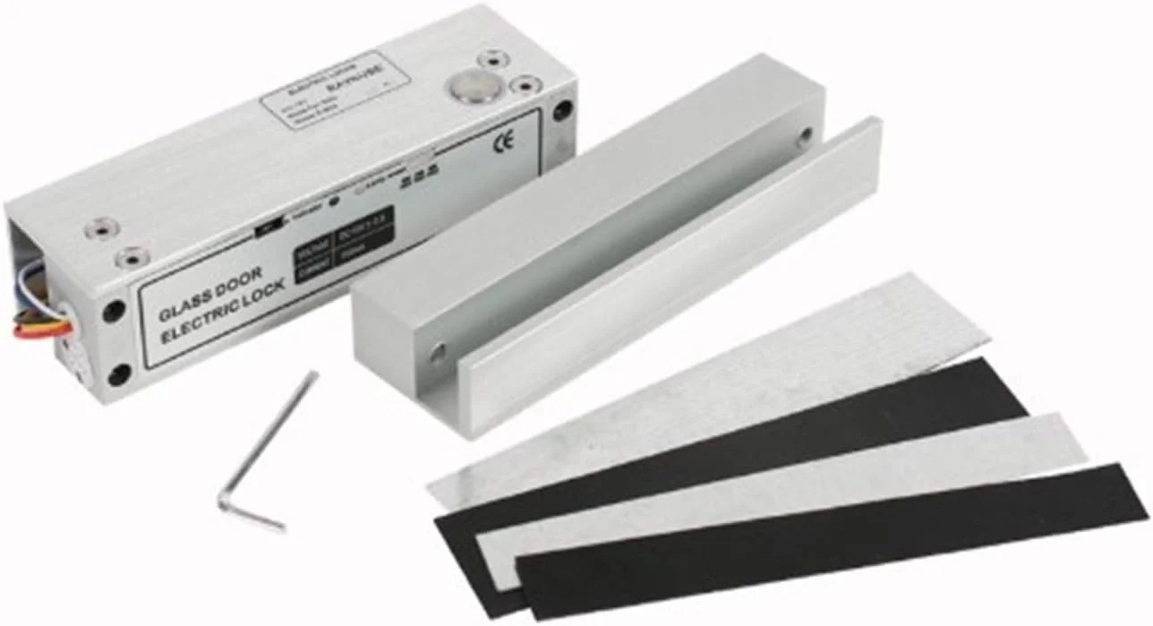 قفل برقی درب شیشه ای XKU-ZZJY، سیستم کنترل دسترسی درب شیشه ای بدون قاب برای درب های راست بازشو