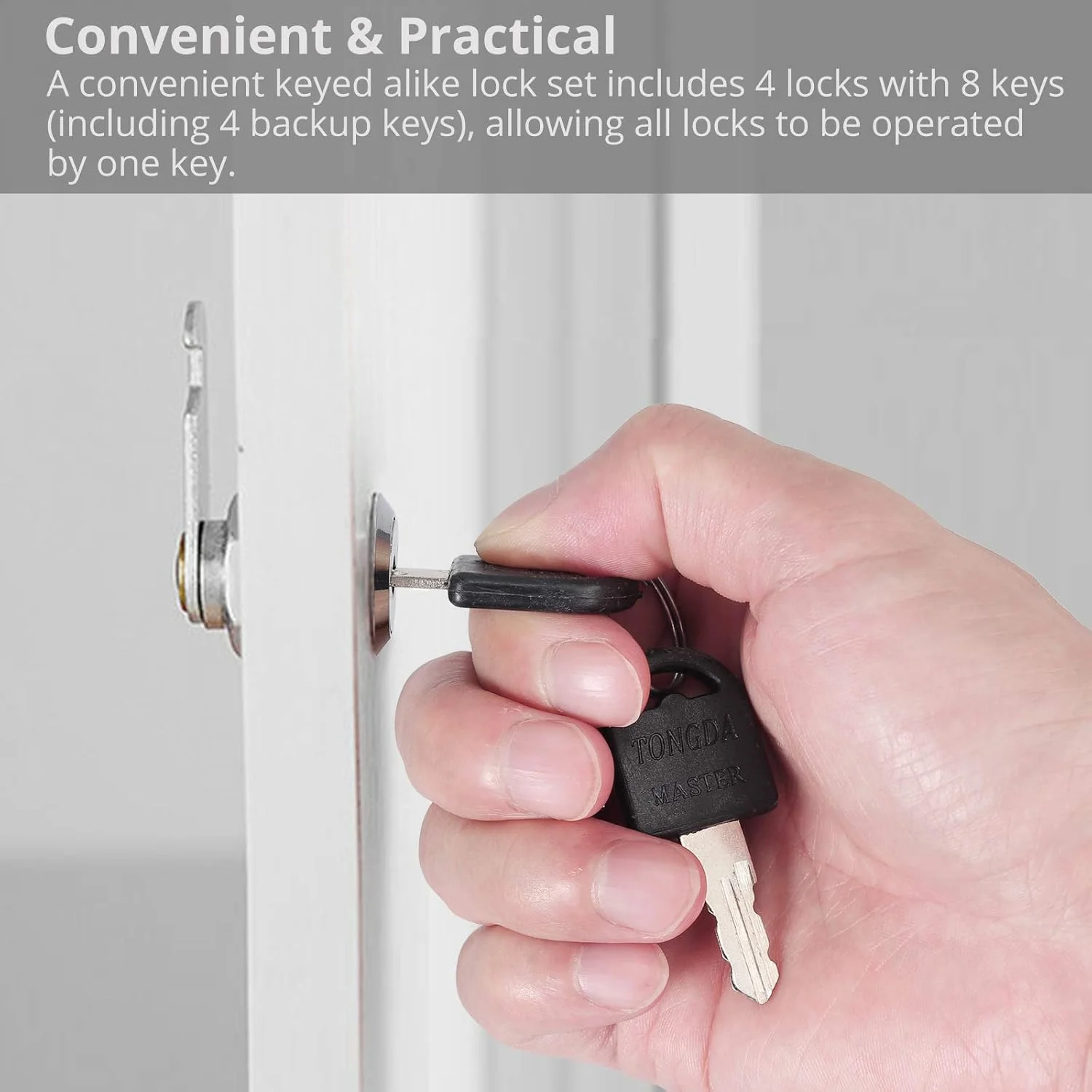 قفل کم تانیچه بسته 4 عددی 20 میلی متری برای قفل کردن ایمن فایل ها و کشوهای مهم، کلیدهای یکسان با 8 کلید برای صندوق پستی، کمد، کابینت، جعبه ابزار قفل کم تانیچه بسته 4 عددی 20 میلی متری برای قفل کردن ایمن فایل ها و کشوهای مهم، کلیدهای یکسان با 8 کلید برای صندوق پستی، کمد، کابینت، جعبه ابزار