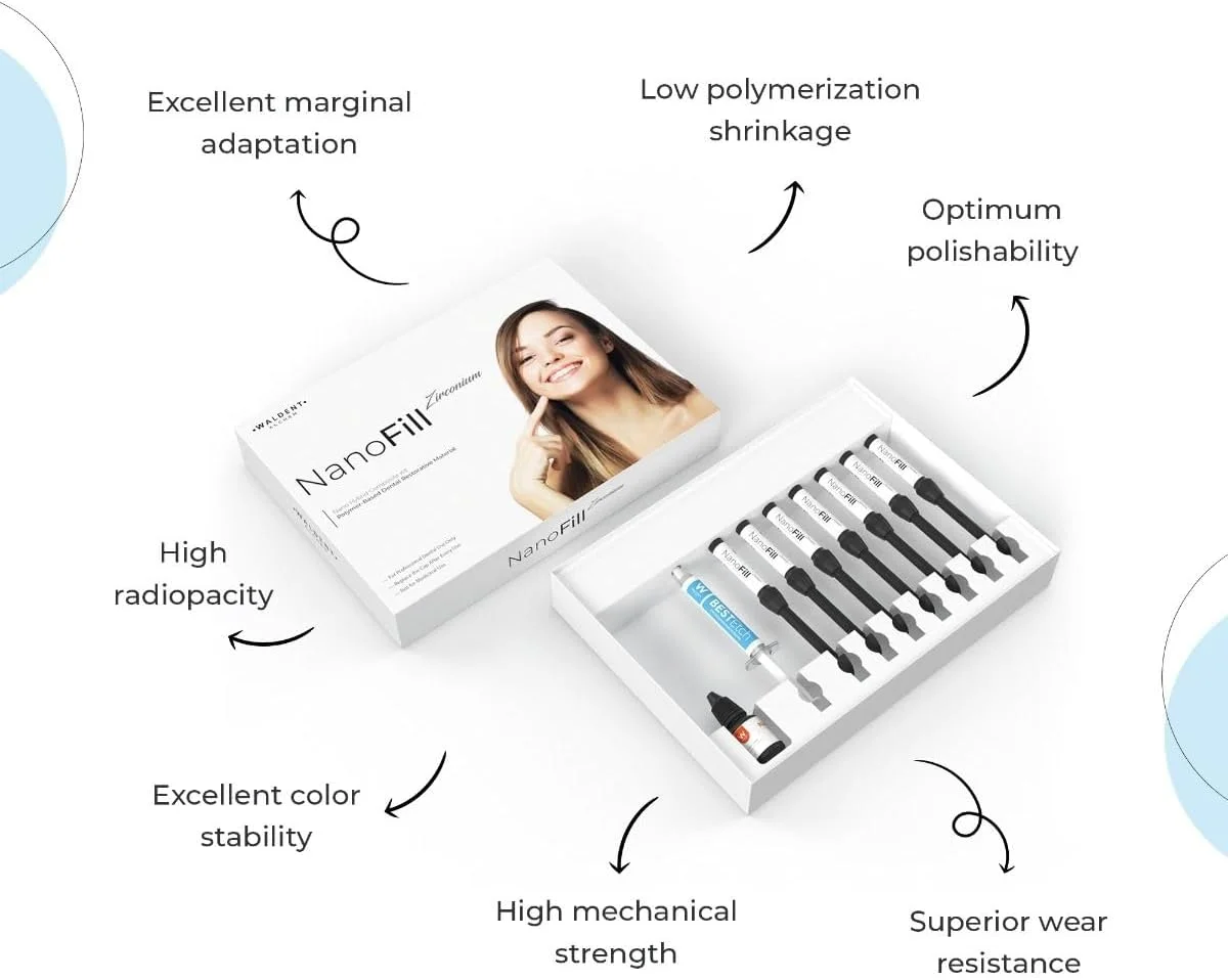 کیت کامپوزیت زیرکونیوم نانو فیل والدنت کیت کامپوزیت زیرکونیوم نانو فیل والدنت
