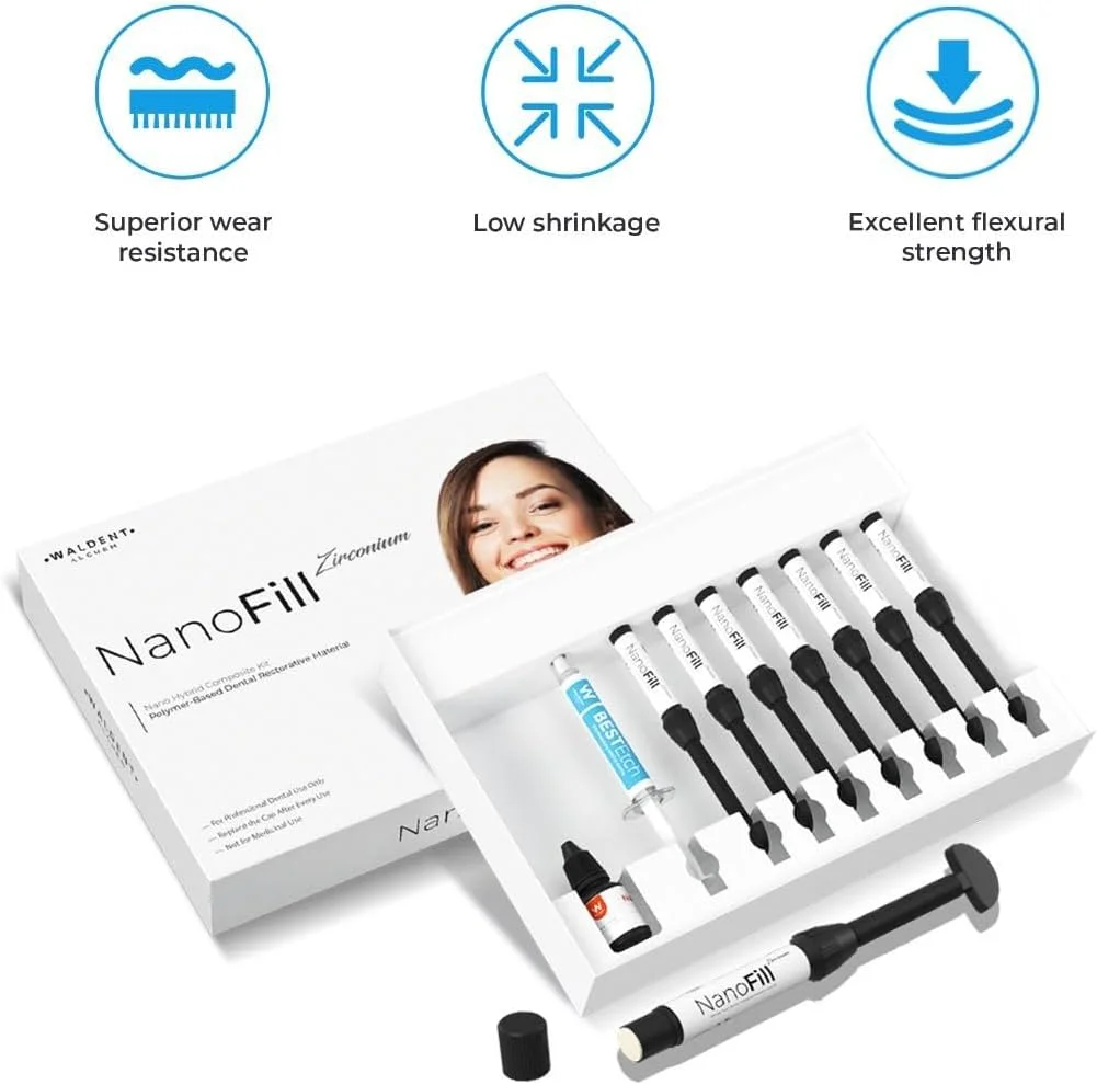 کیت کامپوزیت زیرکونیوم نانو فیل والدنت کیت کامپوزیت زیرکونیوم نانو فیل والدنت