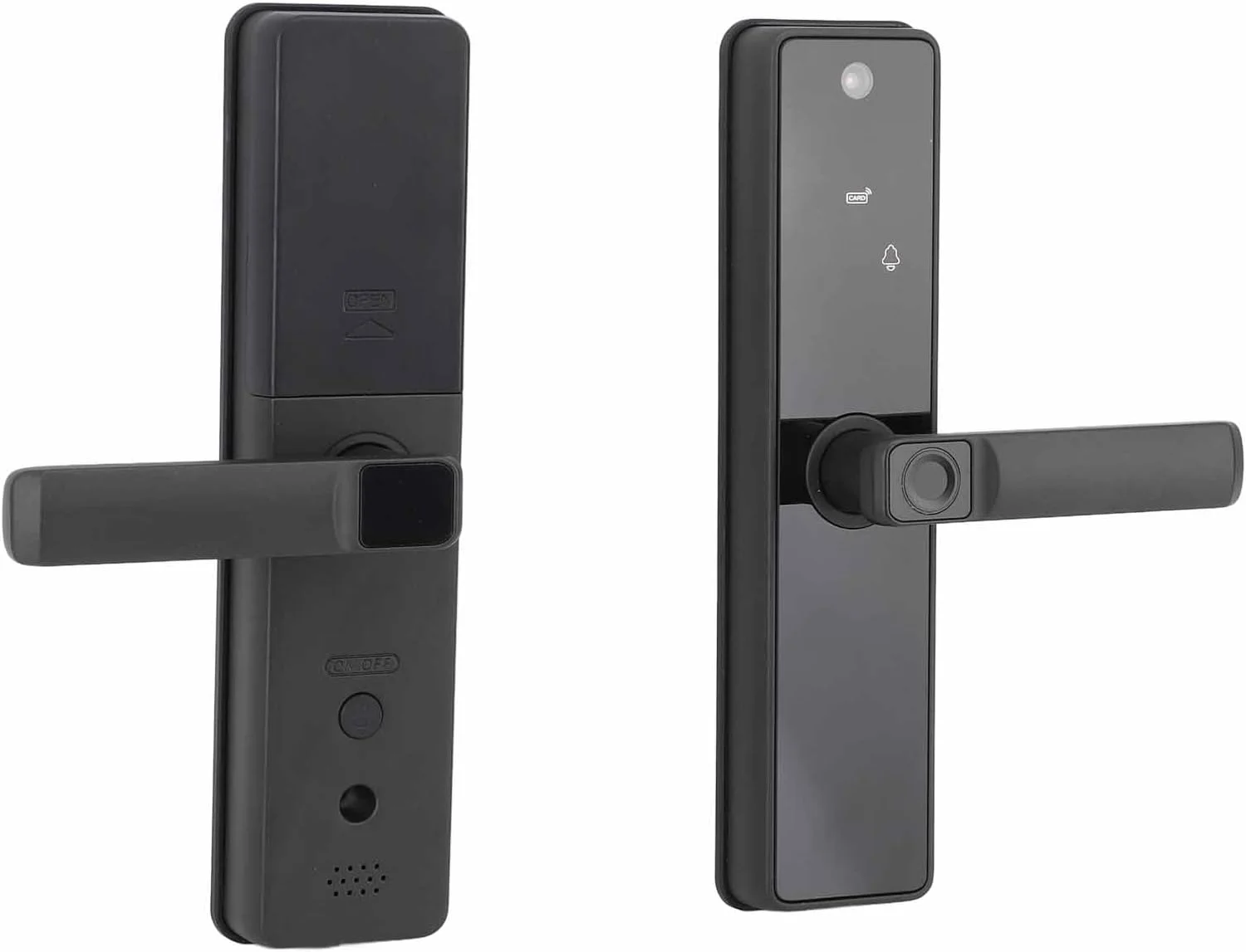 قفل هوشمند وای فای Depisuta، ورود بدون کلید با رمز عبور و اثر انگشت به همراه نمایشگر دیجیتال برای باز کردن قفل با اپلیکیشن TUYA، تشخیص سریع، صفحه کلید درب، کنترل از طریق اپلیکیشن، نصب آسان (مشکی)