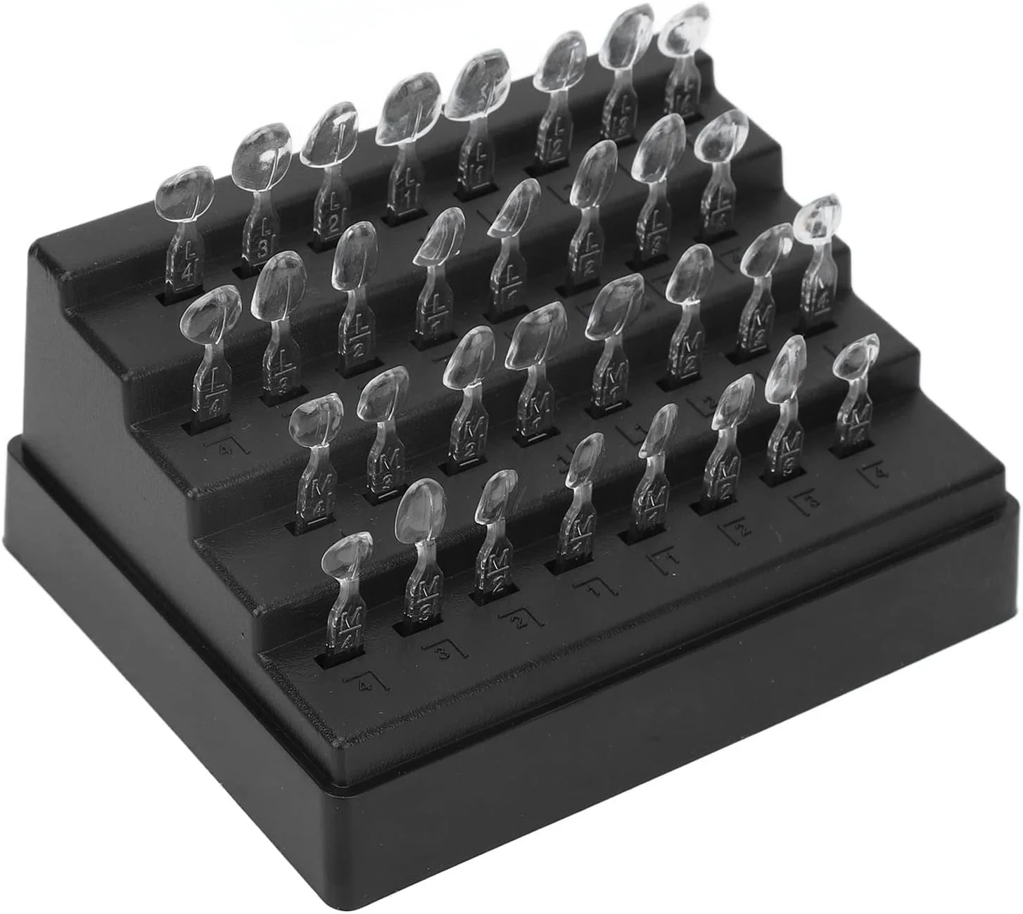 قالب رزین کامپوزیت دندان 32 عددی، مجموعه قالب ونیر رزینی دندان های جلو و عقب، قالب کامپوزیت ونیر دندان برای لایت کیور ونیرهای دندانی