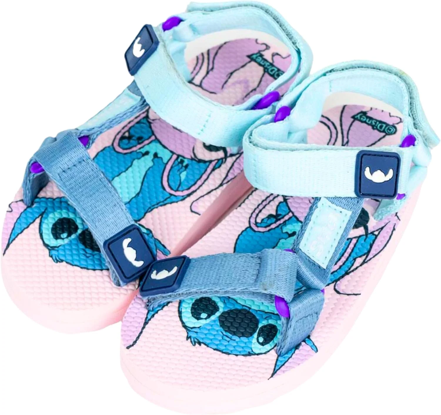 صندل های دخترانه دیزنی استیچ، صندل های روباز و تنفسی، هدیه ای برای دختران، سایزهای 28 تا 35 اروپا