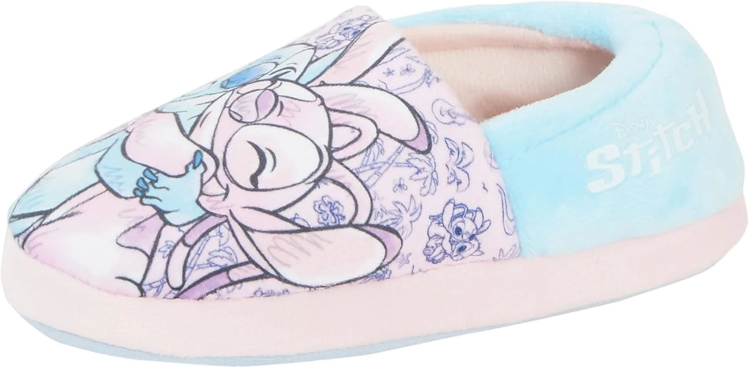 دمپایی استیچ دخترانه دیزنی برای کودکان، دمپایی روفرشی گرم و نرم