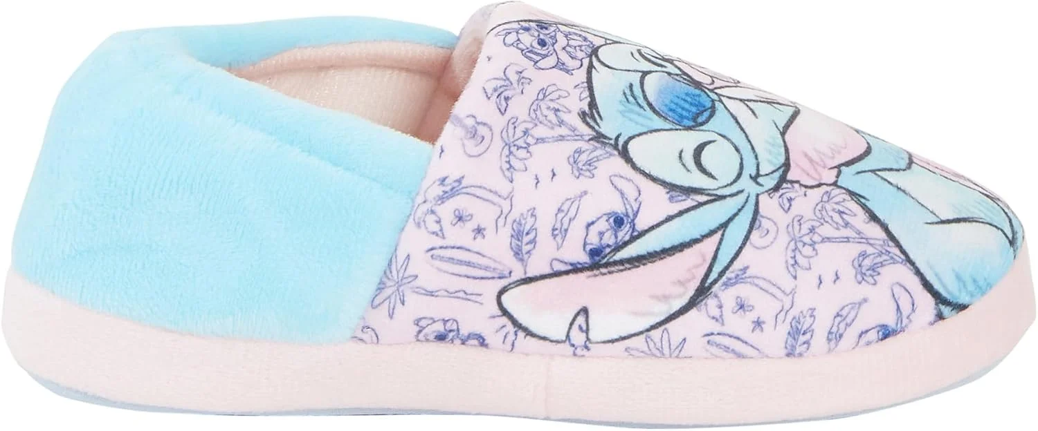 دمپایی استیچ دخترانه دیزنی برای کودکان، دمپایی روفرشی گرم و نرم دمپایی استیچ دخترانه دیزنی برای کودکان، دمپایی روفرشی گرم و نرم