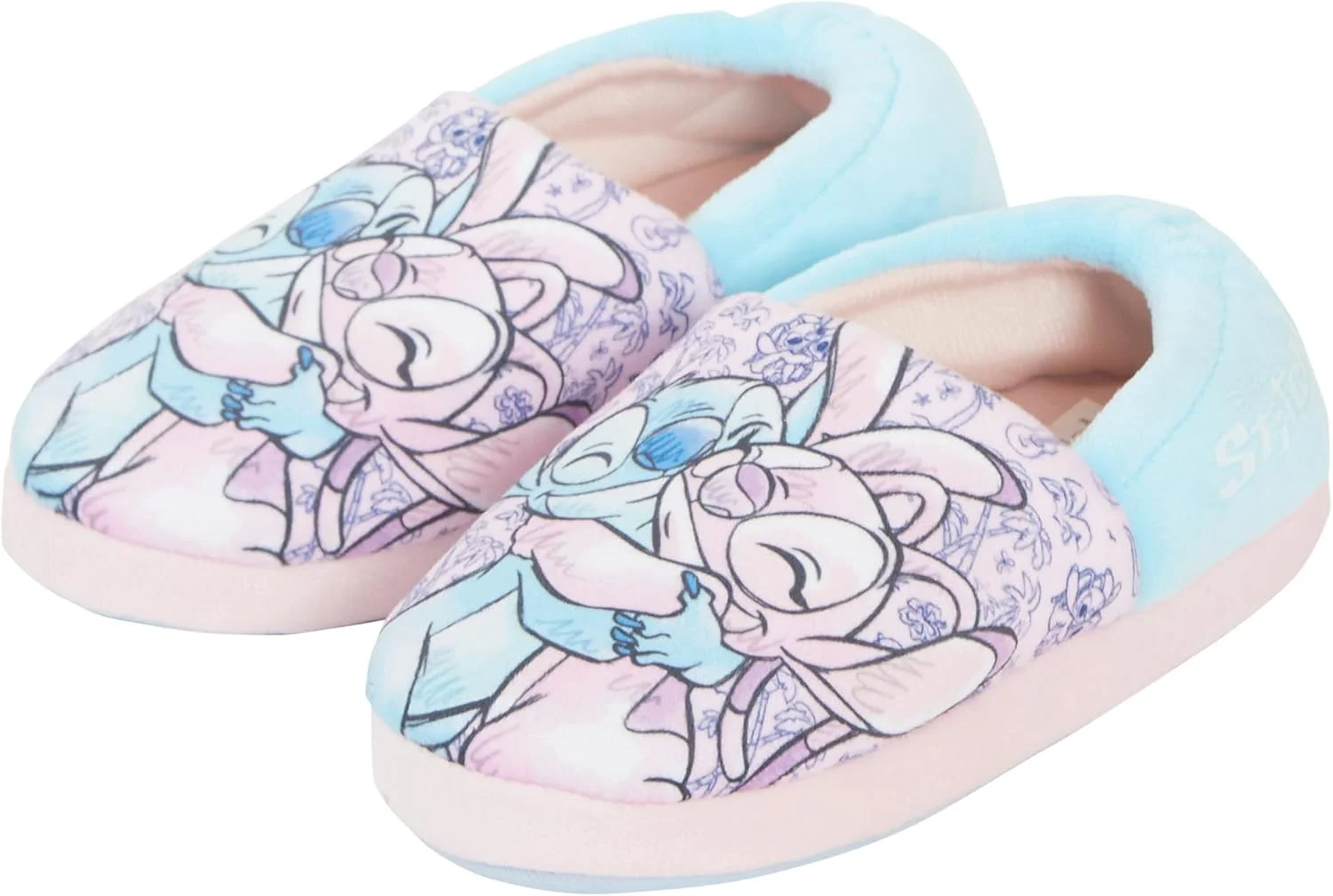 دمپایی استیچ دخترانه دیزنی برای کودکان، دمپایی روفرشی گرم و نرم دمپایی استیچ دخترانه دیزنی برای کودکان، دمپایی روفرشی گرم و نرم