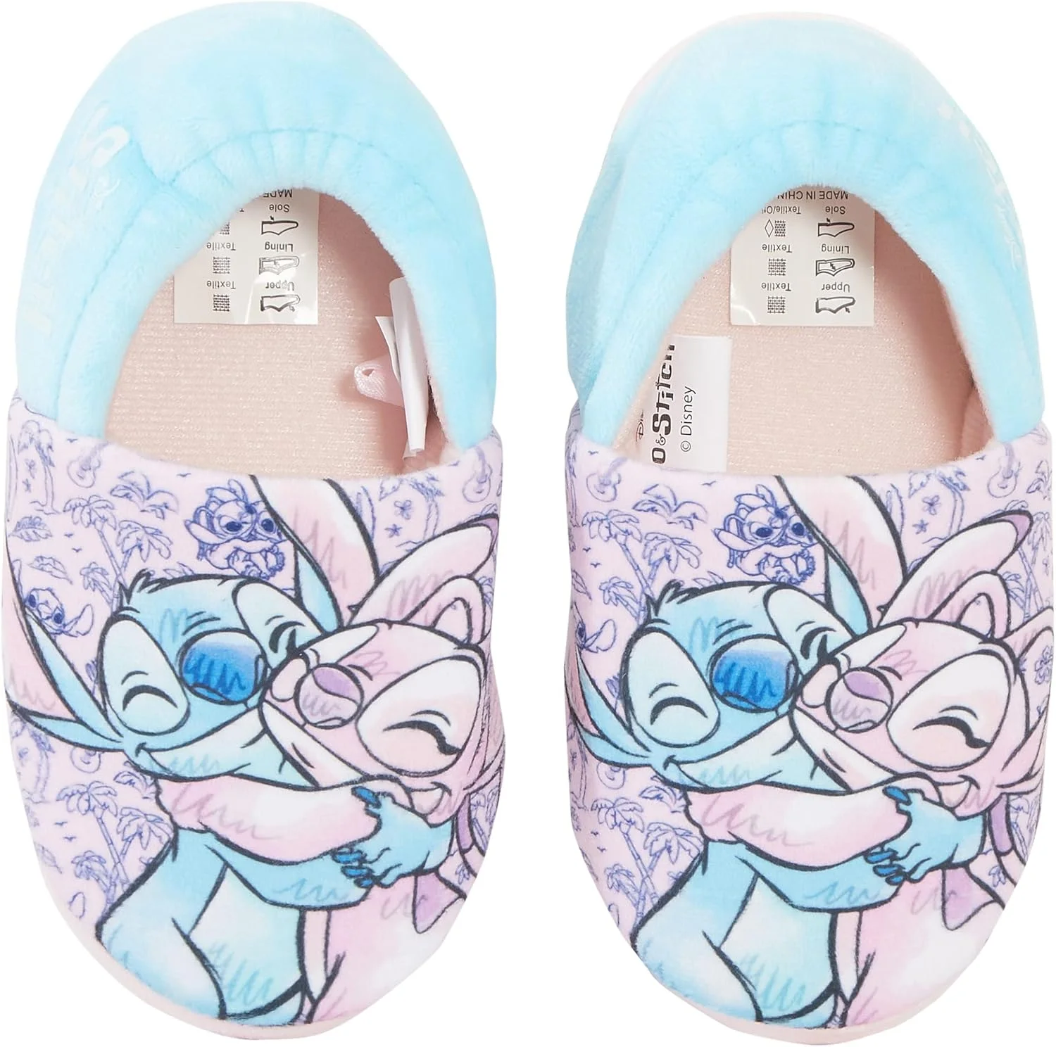 دمپایی استیچ دخترانه دیزنی برای کودکان، دمپایی روفرشی گرم و نرم دمپایی استیچ دخترانه دیزنی برای کودکان، دمپایی روفرشی گرم و نرم