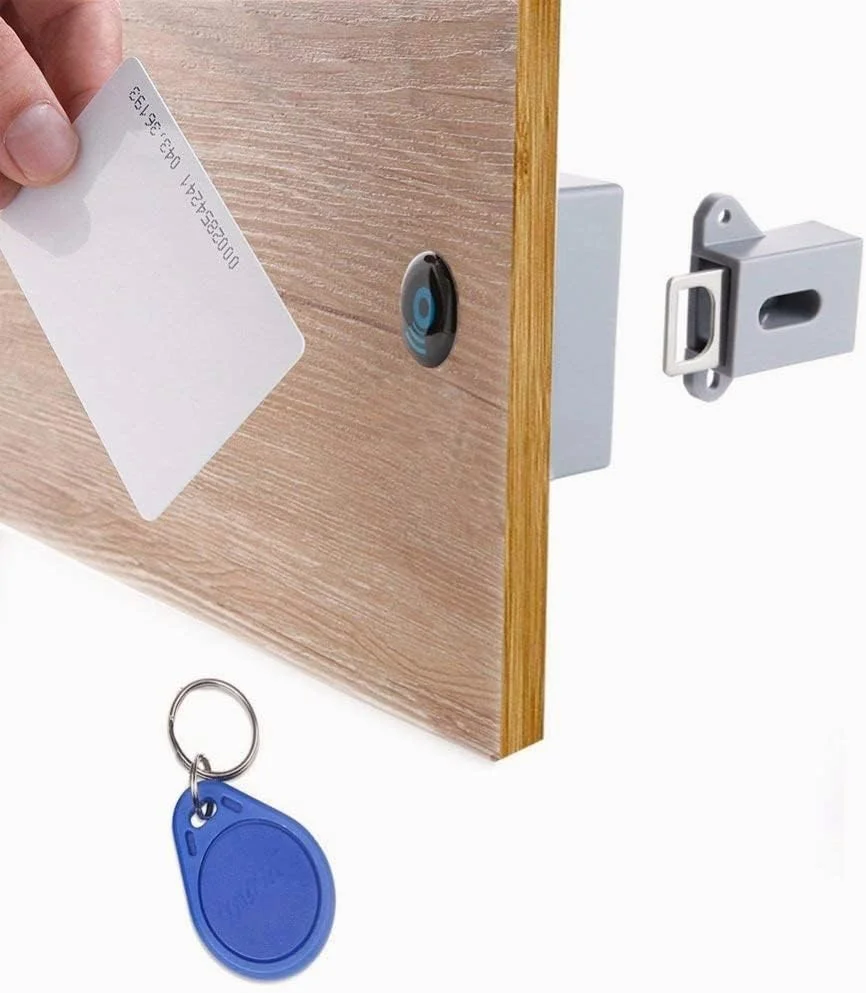 قفل کابینت Excefore، قفل دیجیتال هوشمند مخفی سنسور ایمنی DIY، قفل الکترونیکی کشو
