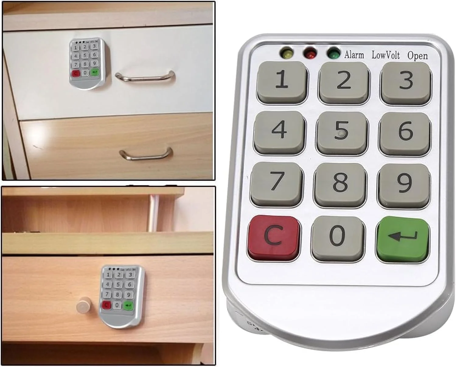 قفل کابینت الکترونیکی، قفل درب رمز عبور صفحه کلید هوشمند قفل بدون کلید قفل کمد قفل کد کشو قفل هوشمند کشو قفل کابینت دیجیتال قفل کابینت شماره رمز عبور برای دفتر کار خانگی