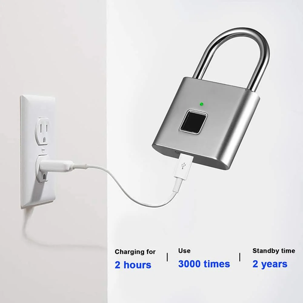 قفل اثر انگشتی Beauenty، ضد آب، بدون کلید، ضد سرقت، قفل دیجیتال امنیتی قابل حمل برای کمد، باشگاه، درب، چمدان، کیف، کیف دستی، کمد لباس (نقره ای) قفل اثر انگشتی Beauenty، ضد آب، بدون کلید، ضد سرقت، قفل دیجیتال امنیتی قابل حمل برای کمد، باشگاه، درب، چمدان، کیف، کیف دستی، کمد لباس (نقره ای)