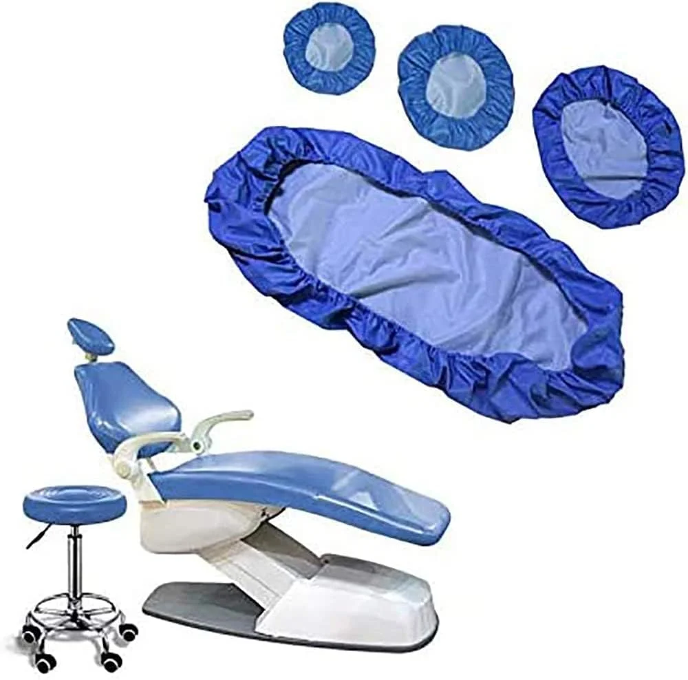 روکش یونیت دندانپزشکی SHAVERUSH، محافظ صندلی دندانپزشکی، آستین، 4 عدد/ست روکش محافظ کامل صندلی دندانپزشکی، روکش صندلی پارچه ای یونیت دندانپزشکی PU، مواد ضد آب فیلم کامپوزیت قابل شستشو. (قرمز)