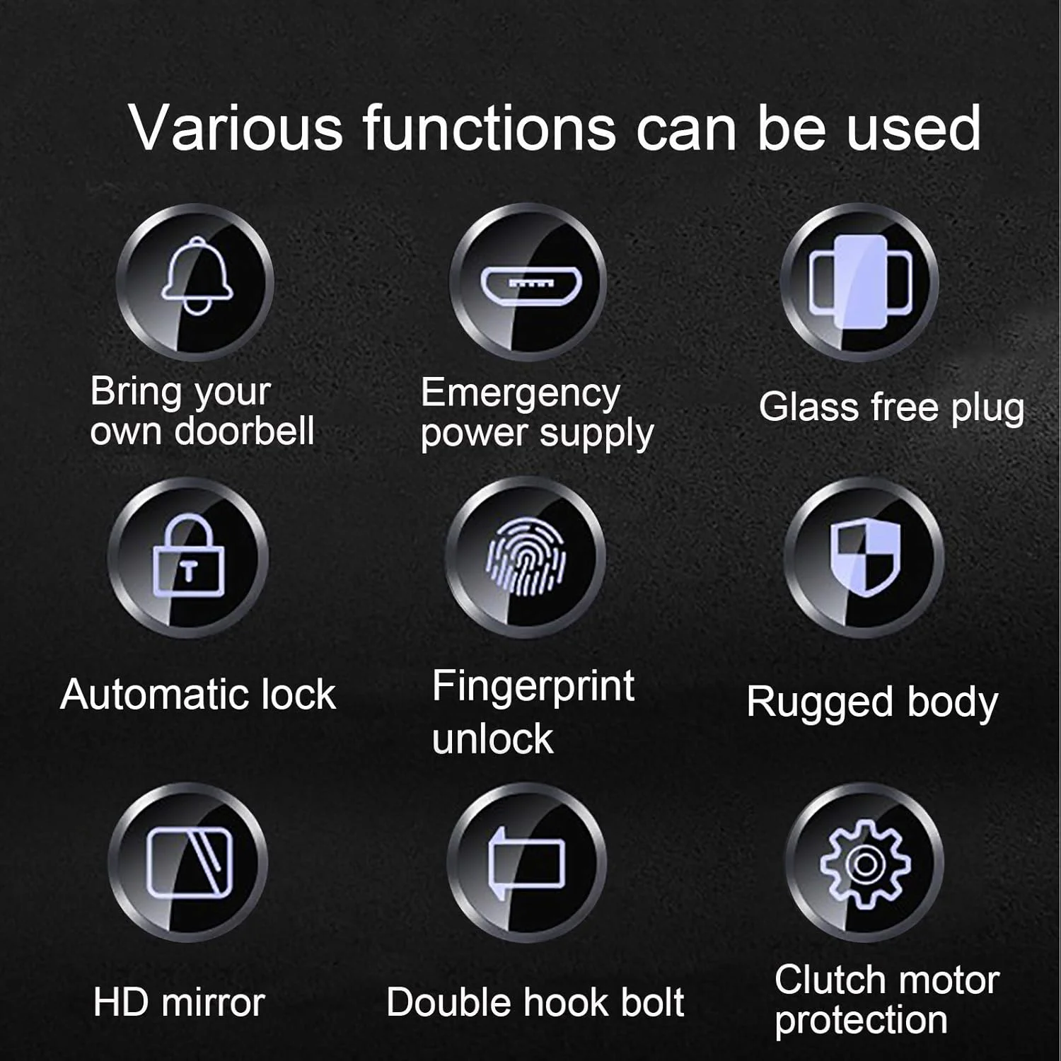 قفل درب هوشمند GZDodek، قفل اثر انگشتی درب هوشمند خانه، قفل الکترونیکی درب، قفل ضد سرقت درب خانه، قفل دیجیتال رمز عبور قفل درب هوشمند GZDodek، قفل اثر انگشتی درب هوشمند خانه، قفل الکترونیکی درب، قفل ضد سرقت درب خانه، قفل دیجیتال رمز عبور