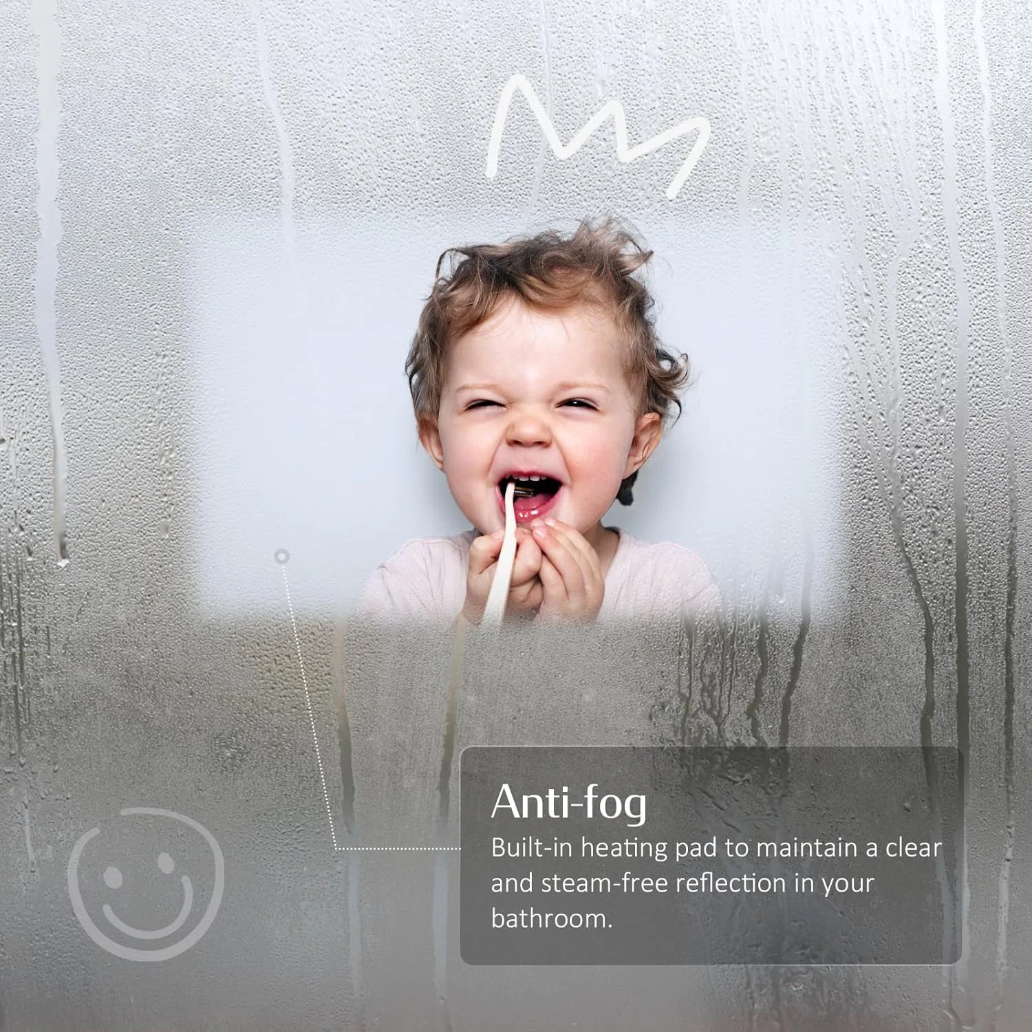 آینه حمام ال ای دی EMKE با ابعاد 600*800 میلی متر، آینه حمام ال ای دی با پد ضد بخار، آینه هوشمند با کلید لمسی، آینه روشویی نورانی با عملکرد خاموش شدن خودکار، آینه دیواری، IP44 آینه حمام ال ای دی EMKE با ابعاد 600*800 میلی متر، آینه حمام ال ای دی با پد ضد بخار، آینه هوشمند با کلید لمسی، آینه روشویی نورانی با عملکرد خاموش شدن خودکار، آینه دیواری، IP44