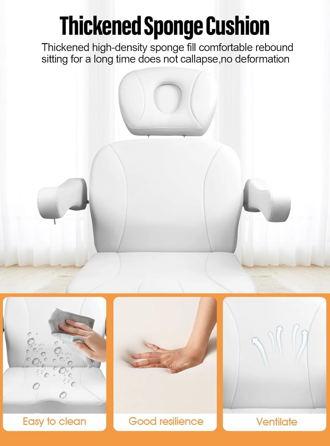 صندلی پدیکور برقی کامل 4 موتوره زیبایی MEISHIDA، صندلی ماساژ صورت، صندلی دندانپزشکی زیبایی، صندلی تختخواب چند منظوره برای تجهیزات اسپا سالن