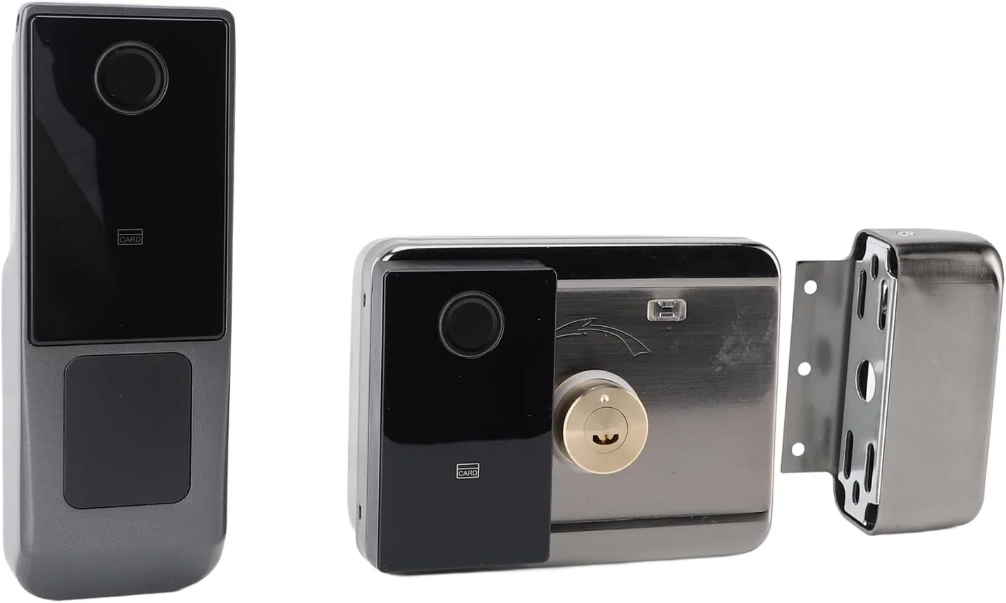 قفل هوشمند Luocute، قفل الکترونیکی درب ورودی بدون کلید با رمز عبور اثر انگشت و ریموت، قفل ضد آب دیجیتال با صفحه کلید و باز کردن قفل از طریق برنامه Tuya، برای خانه، اتاق خواب، آپارتمان، دفتر