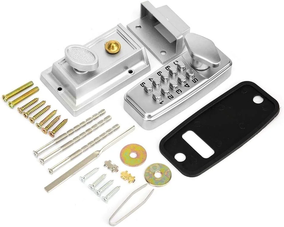 قفل رمز دیجیتال، قفل درب مکانیکی با رمز دیجیتال، قفل درب بدون کلید، قفل درب امنیتی، قفل صفحه کلید ضد آب با رمز عبور برای درب های داخلی/درب های بیرونی