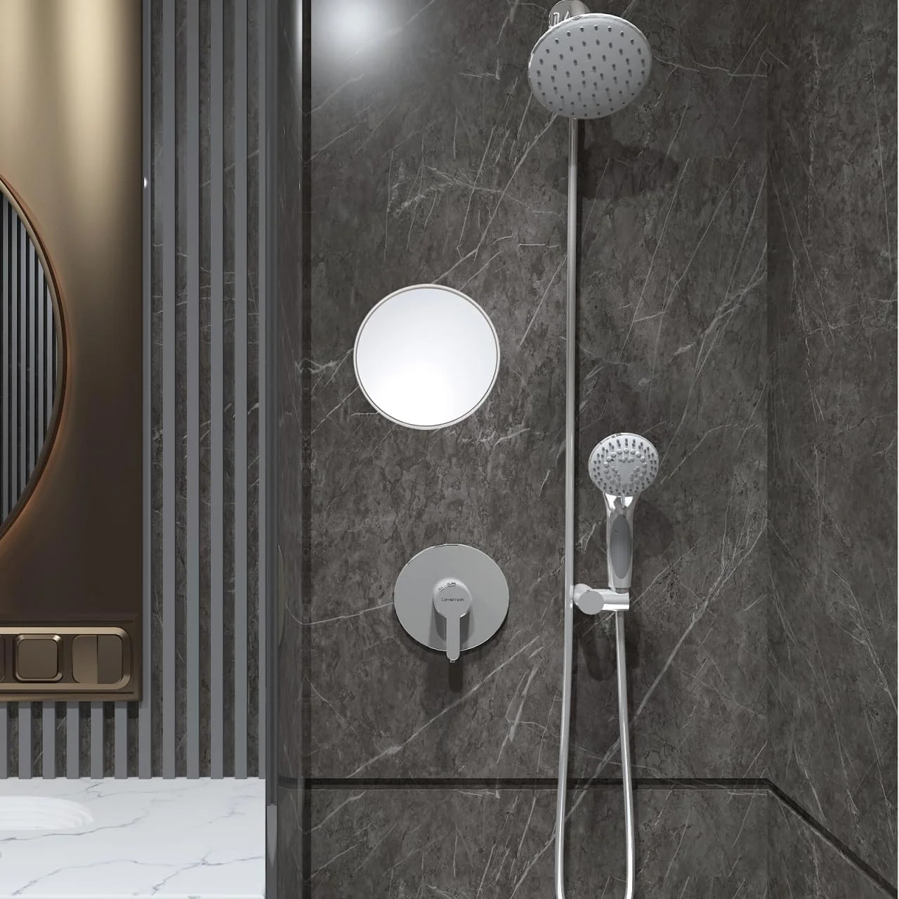 آینه آرایشی مکنده Baluue، آینه مکنده، آینه بزرگنمایی آرایش، آینه آرایشی حمام، آینه آرایشی بزرگنمایی 10 برابر با مکنده آینه آرایشی مکنده Baluue، آینه مکنده، آینه بزرگنمایی آرایش، آینه آرایشی حمام، آینه آرایشی بزرگنمایی 10 برابر با مکنده