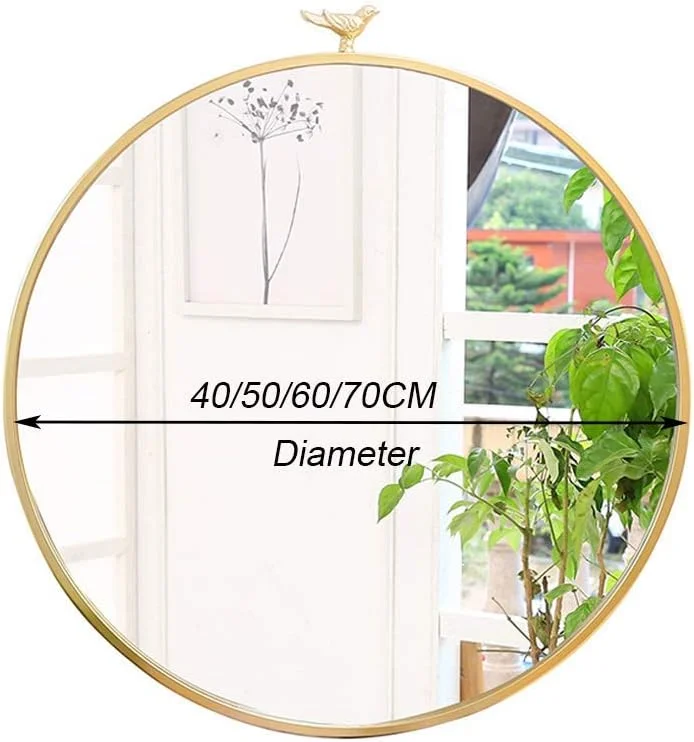 آینه های حمام گرد لبه دار، آینه روشویی دیواری با قاب فلزی، آینه آرایش قابل حمل حمام، دکوراسیون خلاقانه منزل، 4 سایز برای اتاق نشیمن، اتاق خواب، راهرو (40 سانتی متر) آینه های حمام گرد لبه دار، آینه روشویی دیواری با قاب فلزی، آینه آرایش قابل حمل حمام، دکوراسیون خلاقانه منزل، 4 سایز برای اتاق نشیمن، اتاق خواب، راهرو (40 سانتی متر)